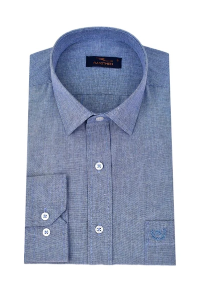 Erkek Klasik Uzun Kollu Gömlek BGL-ST03260 - Resim 12