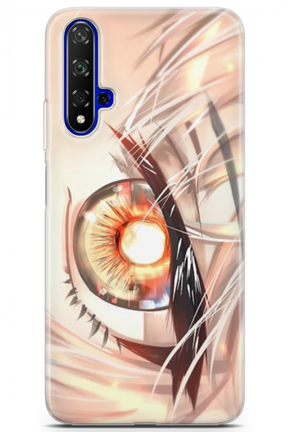 Huawei Nova 5t Kılıf Orijinal Seri Anime 21 Göz Darbe Önleyici Kapak Mavi