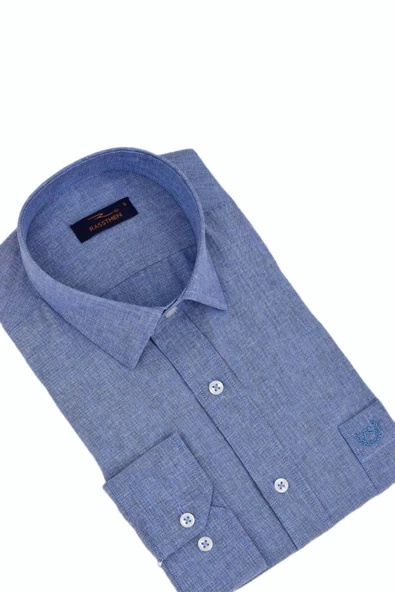 Erkek Klasik Uzun Kollu Gömlek BGL-ST03260 - Resim 9