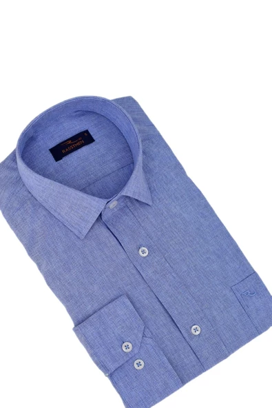 Erkek Klasik Uzun Kollu Gömlek BGL-ST03260 - Resim 10