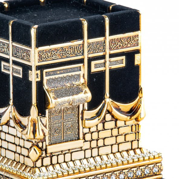 Kabe Biblo Orta Ev Dekorasyon Aksesuarı Altın - 3