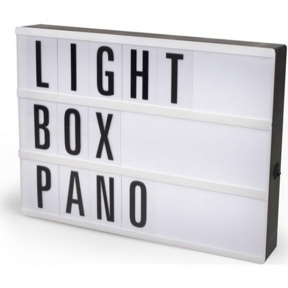 Işıklı Harfli Dekoratif Led Pano Lightbox (Küçük)