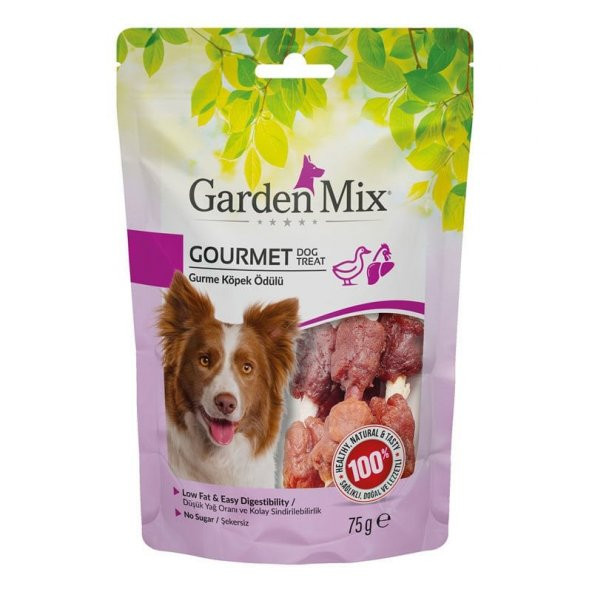 Garden Mix Gurme Tavuklu Ördekli Köpek Ödülü 75 Gr