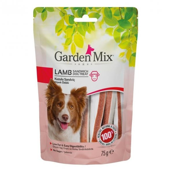 Garden Mix Kuzulu Sandviç Köpek Ödülü 75 Gr
