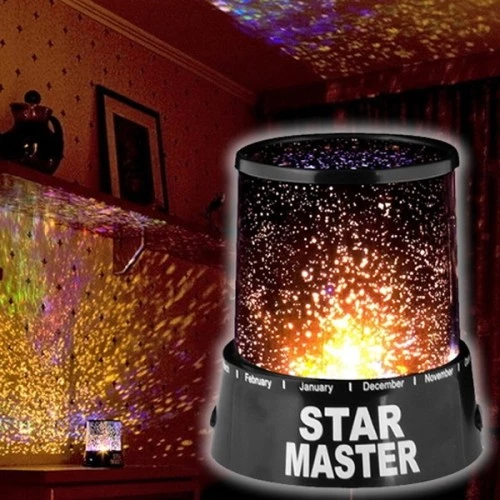 Duvara Işık Yıldız Yansıtan Star Master Gece Lambası - 5