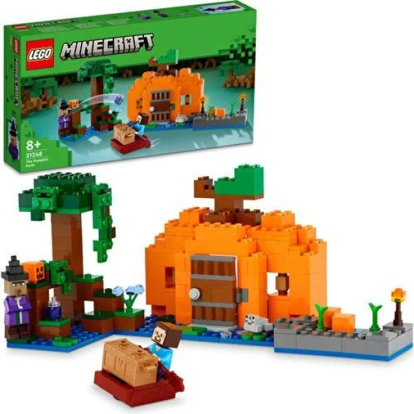 LEGO Minecraft 21248 Bal Kabağı Çiftliği (257 Parça)