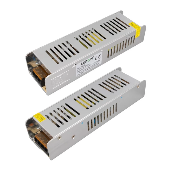 LEDON LD-16200S DC 12V-16.5A SLİM METAL KASA ADAPTÖR - 2