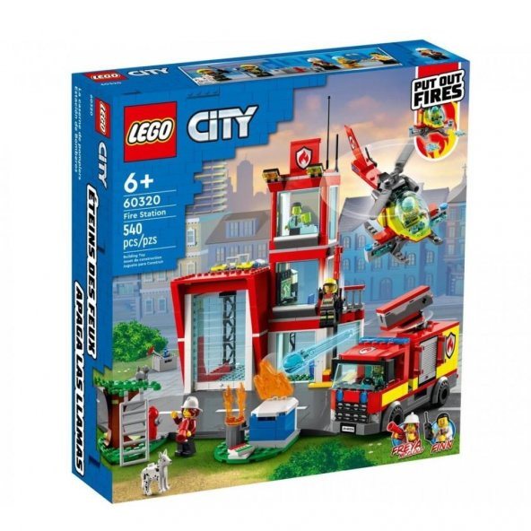 60320 LEGO® City - İtfaiye Merkezi,  540 parça, +6 yaş Özel Fiyatlı Ürün
