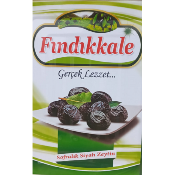 Akhisar Fındıkkale Yağlı Sele Siyah Zeytin Gold 201-260 Kb 10 kg Teneke
