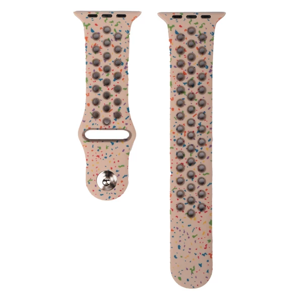 Vendas Apple Watch 38mm Uyumlu Yeni Seri 2023 Strap Kayış Silikon Kordon - 9