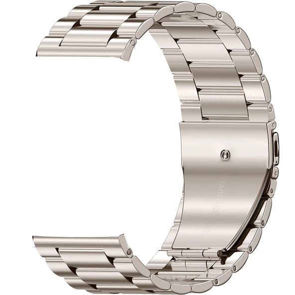 Huawei Watch GT4 GT5 41mm GT5 Pro 42mm Üniversal Akıllı Saat 18mm Kordon Klipsli Metal Kordon 04 - 7