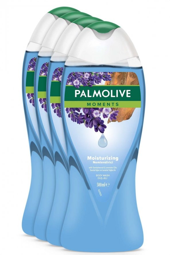 Palmolive Moments Sandal Ağacı Ve Lavanta Yağları Ile Nemlendirici Banyo Ve Duş Jeli 500 ml X 4 Adet - 2