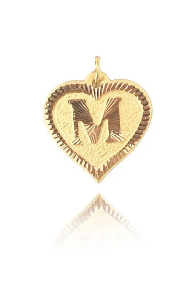 14 Ayar Altın M Harf Kolye