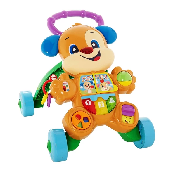 Fisher Price Eğitici Köpekçik Yürüteç TÜRKÇE Yürüme Yardımcısı ve Eğitici Oyuncak 2 si 1 Arada FTG10