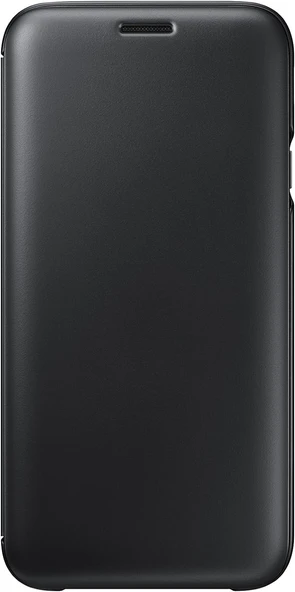 Samsung Galaxy J7 Pro 2017 Wallet Cüzdan Kılıf, Siyah EF-WJ730C - Resim 3
