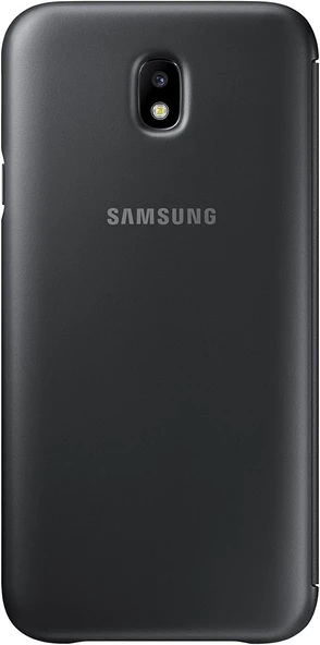 Samsung Galaxy J7 Pro 2017 Wallet Cüzdan Kılıf, Siyah EF-WJ730C - Resim 5
