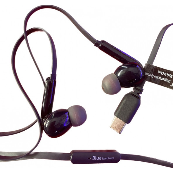 Blue Spectrum TC-21 TypeC Girişli Kulak İçi Kablolu Kulaklık - 5