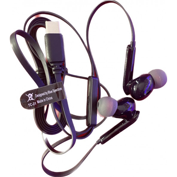 Blue Spectrum TC-21 TypeC Girişli Kulak İçi Kablolu Kulaklık - 6
