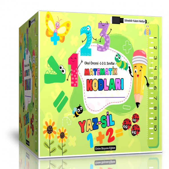 Okul Öncesi ve 1-2-3. Sınıflar Matematiğin KODLARI YAZ-SİL Eğitim Seti