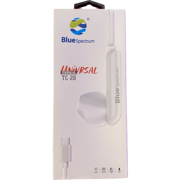 Blue Spectrum TC-20 TypeC Girişli Kulak İçi Kablolu Kulaklık