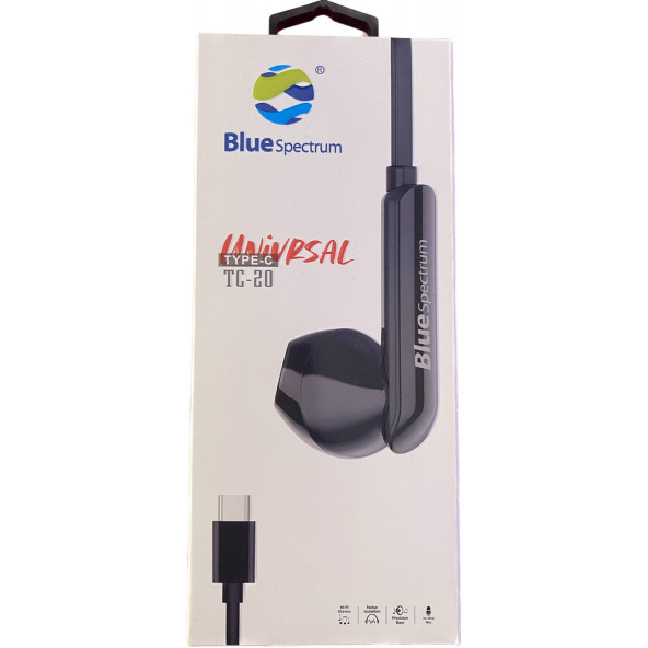 Blue Spectrum TC-20 TypeC Girişli Kulak İçi Kablolu Kulaklık - 3