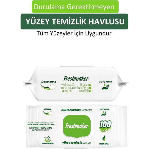 Freshmaker Yüzey Temizlik Havlusu 100'lü temizlik havlusu