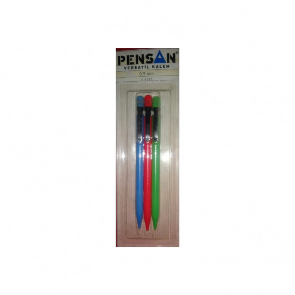 Versatil Kalem 3'lü Set 0.7mm