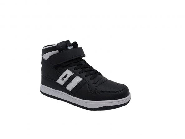 Jump 28708 Siyah Yüksek Bilekli Kadın Sneaker Günlük Spor Ayakkabı - Resim 2