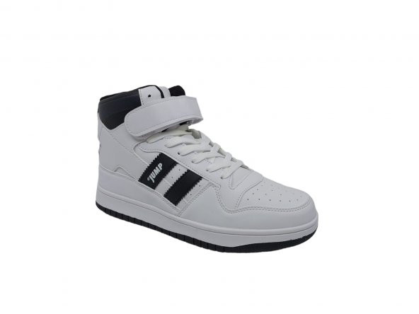 Jump 28708 Beyaz Yüksek Bilekli Kadın Sneaker Günlük Spor Ayakkabı - 4