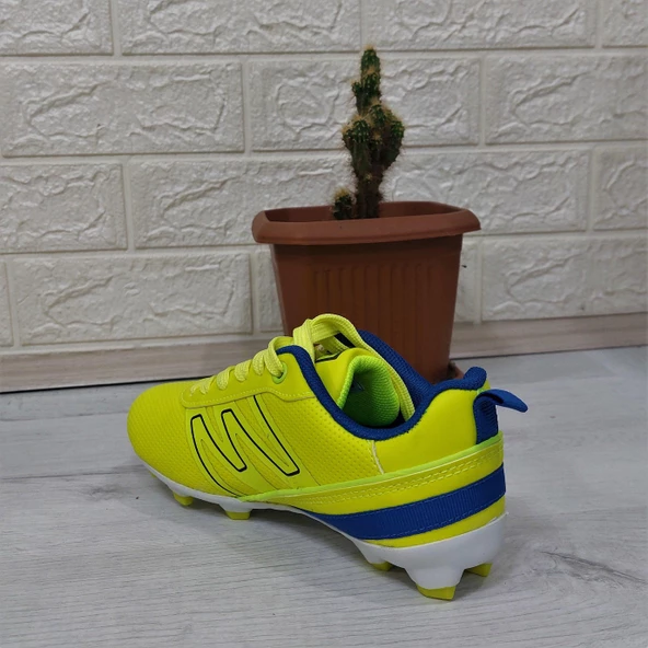 Jump 28843 Sarı-Lacivert Krampon Çim Saha Çocuk Futbol Ayakkabı - 9