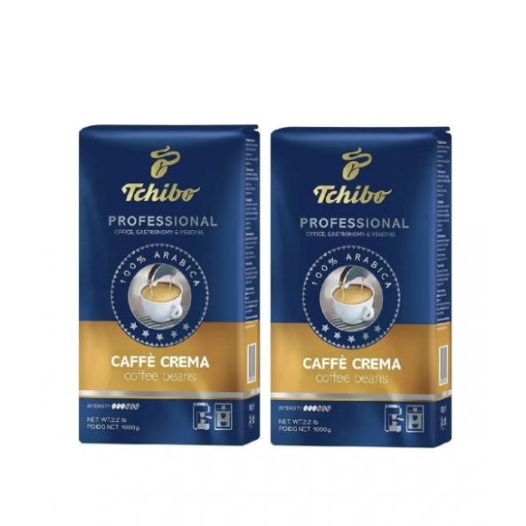 Tchibo Professional Caffe Crema Çekirdek Kahve 2 Adet 1 Kg