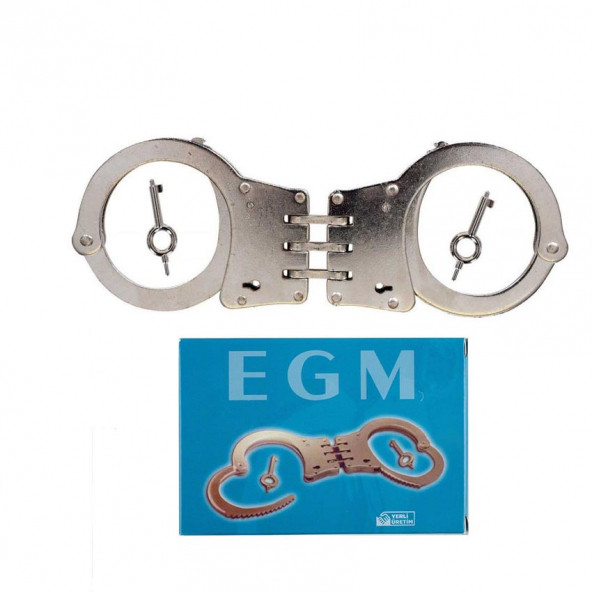 Çift Kilitli Menteşeli Kelepçe EGM Model - 1