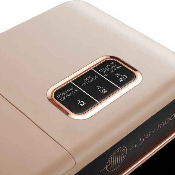 Karaca Hatır Plus 5 ın 1 Essential Roise Brown Közde Türk Kahve Makinesi - 3