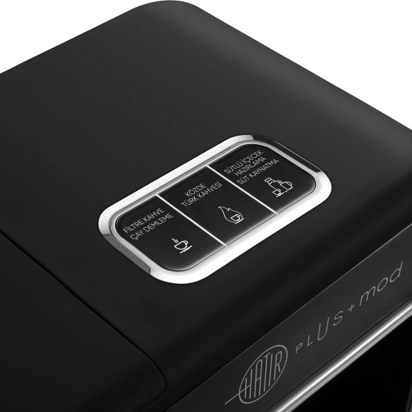 Karaca Hatır Plus 5 ın 1 Essential Black Chrome Közde Türk Kahve Makinesi - 3