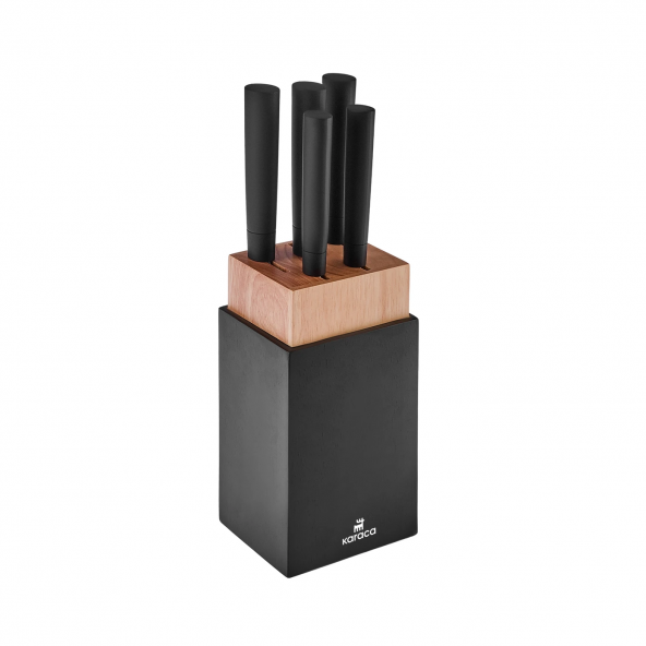 Karaca Viego 6 Parça Bıçak Seti Black - 5