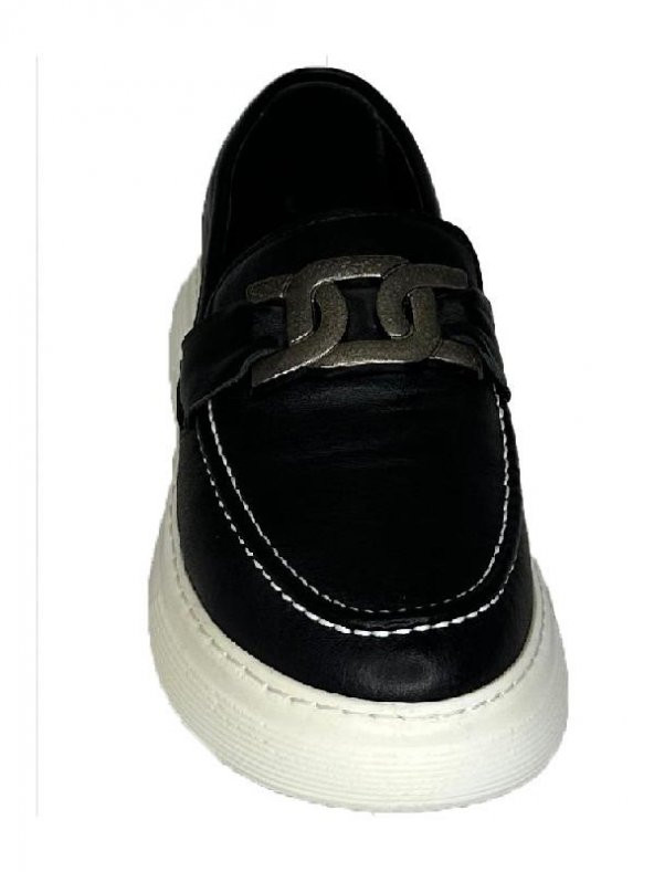 Hakiki Deri Kadın Loafer Ayakkabı - 4