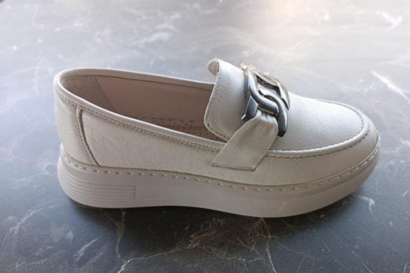 Hakiki Deri Kadın Loafer Ayakkabı - 6