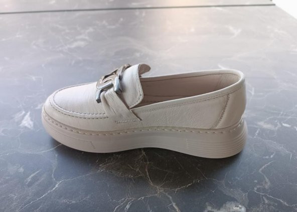 Hakiki Deri Kadın Loafer Ayakkabı - 7