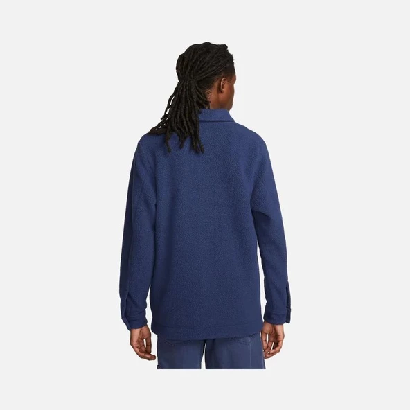 Nike Sportswear Sports Utility Sherpa Full-Buttoned Erkek Ceket Oduncu Gömlek OVERSİZE FD4334-410 - 5