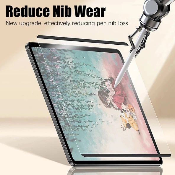 MobaxAksesuar Samsung Galaxy Tab S11/S10 Lite FE/S10/S9 FE/S9/S7-S8 Çok Kullanımlı Magnetik Paper Like Ekran Koruyucu(12.4inç Değildir) - 6