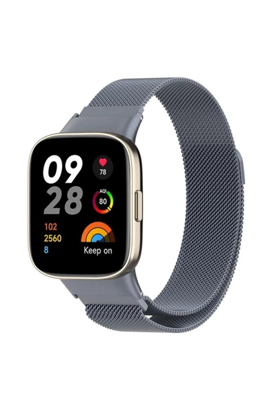 Xiaomi Redmi Watch 3 Active (Düz Watch 3 Değildir) Kordon Milano Loop Metal Kordon - 10