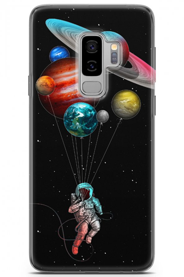 Samsung Galaxy S9 Plus Uyumlu Kılıf Opus 12 Balon Gezegenler Tasarım Kılıf Winter