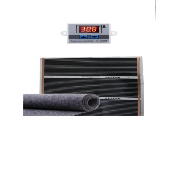 80x100 Keçeli Dijital Termostatlı Halı Altı Karbon Isıtıcı