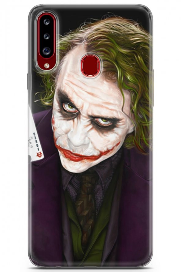 Samsung Galaxy A20s Uyumlu Kılıf Opus 23 Joker Dark Knight Telefon Kabı Sea