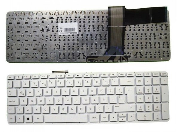 9Z.N9HBQ.900 SW Notebook Klavyesi (Beyaz TR)
