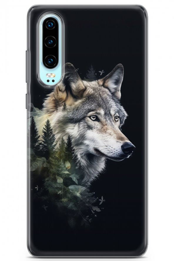 Huawei P30 Kılıf Kingo 5 İran Kurdu Koruma Kılıfı - 1