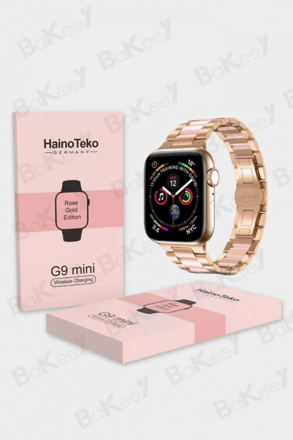 G9 Mini 3 Kordonlu Bileklik Hediyeli Kadın Akıllı Saat Arama Konuşma Siri Akıllı Saatler Watch 8 9 - 8