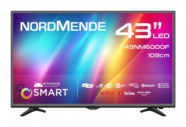 NORDMENDE 43NM6000F 43'' FULL HD ANDROID 13 SMART LED