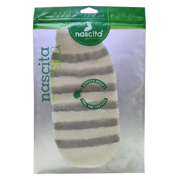 Nascita Spa Kabak Sisal Koton Lifli Banyo Kesesi Lif 12CM X 24CM - 4