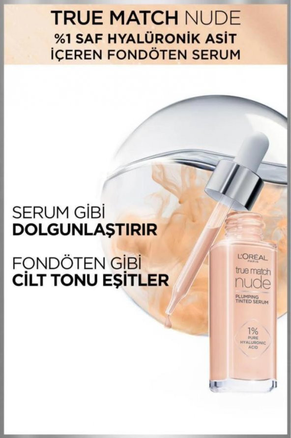 L'Oreal Paris True Match Nude Fondöten Serum 1-2 Rosy Light - 2